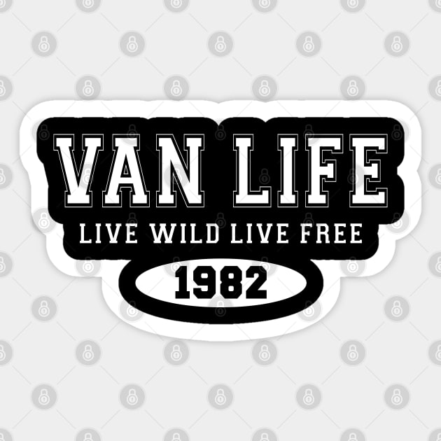 Van Life Sticker by Tshirt Samurai